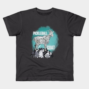 Pickleball GOAT by Pickleball ARTwear Kids T-Shirt